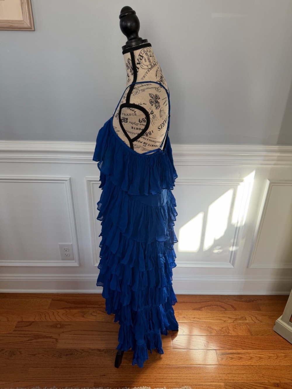NWT Anthropologie Tiered Ruffle High-Low Dress Size Small‎ - Picture 6 of 10